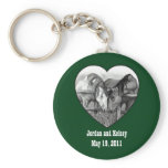 WEDDING FAVOR: HORSES: HITCHED: PENCIL, HEART keychains