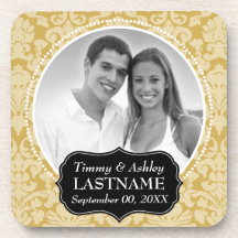 Wedding Favour - Anniversary Keepsake Drink Coaster