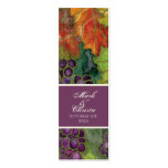 Wedding Favour Gift Card, Autumn Grape Leaf business cards