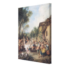 Wedding Feast in the Village Stretched Canvas Prints