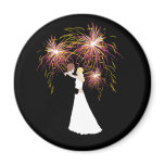 Wedding Fireworks magnets