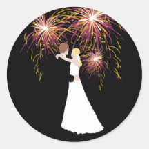 Wedding Fireworks Stickers