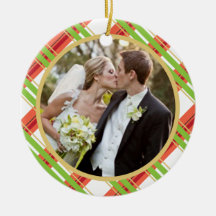 Wedding  |  First Christmas Photo Ornament