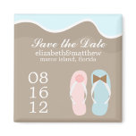 Wedding Flip Flops magnets