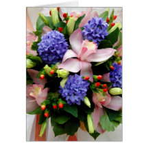 Wedding Floral Bouquet Note Cards
