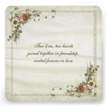 Wedding Floral Corners Custom Invitations
