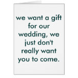 wedding gift. card