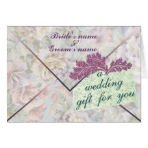 Wedding Gift Money Enclosure Card