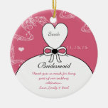Wedding Gown Bridesmaid Wedding- You Choose Colour Christmas Ornament