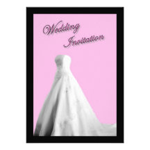 Wedding Gown Wedding Invitation