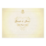 Wedding Guestbook Cards Vintage Parchment Paper Business Card Template