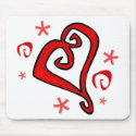 Wedding Heart mousepads