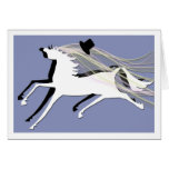 Wedding  Horses Greeting Card
