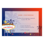 Wedding in Las Vegas Nevada RSVP (3.5x5) Invitation