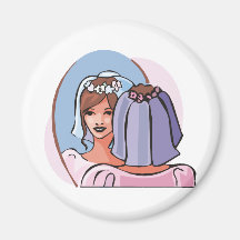 Wedding Invitation 13 Fridge Magnet