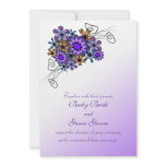 Wedding Invitation Funky Floral Garland Collection