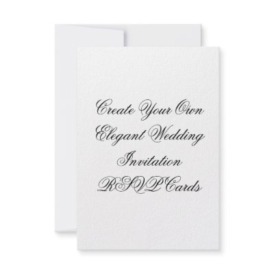 Design   Wedding Cards on Wedding Invitation Rsvp Cards Create Your Own   Zazzle Co Uk