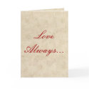 Wedding Invitations - Love Always Love Deep cards