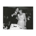 wedding kiss postcards