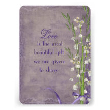 Wedding Lily Invite