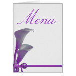 Wedding Menu cards