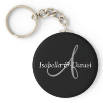 Wedding Monogram Keychains