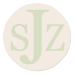 Wedding Monogram Logo stickers