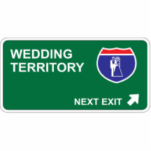 Wedding Next Exit Photo Cutout