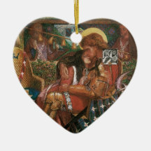 Wedding of St George Princess Sabra Dante Rossetti Ornament