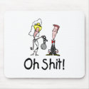 Wedding Oh Shit mousepads