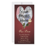 Wedding or Valentine Custom Photo Card photo cards