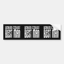 Wedding Parties & Favours : Worlds Coolest Best Ma Bumper Sticker