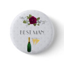 Wedding Party Button Best Man