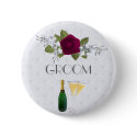 Wedding Party Button Groom