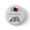 Wedding Party Button Ring Bearer