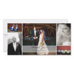 Wedding Photo Collage - Thank You photo cards