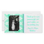 Wedding Photo Thank You Card photo cards