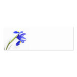 Wedding Place Name Card - purple iris flower Business Card Template