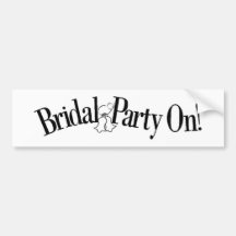 Wedding Plan 42 Bumper Stickers