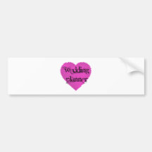 Wedding Planner Bumper Stickers