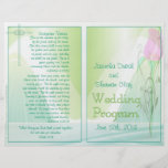 Wedding Program (Bifold Design) Flyer Design