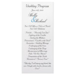 wedding,program,blue,black,fancy,classy,cute rack cards