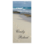 Wedding program cards rack cards