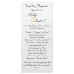 wedding,program,gold,black fancy,classy,cute rack cards
