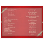 Wedding program template (three) flyers