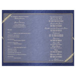Wedding program template (three) flyers