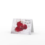Wedding Proposal Card Will You Marry Me? Ring