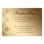 Wedding Reception Card Indian Damask Baby Pink Personalized Invitations
