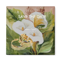wedding refrigerator magnet