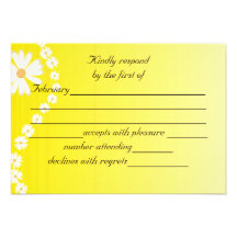 Wedding Reply Card